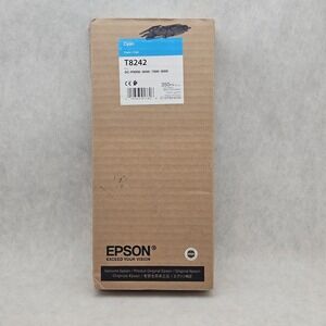 10-2022 New Genuine Epson T8242 Cyan 350ml Ink For SC-P9000/8000/7000/6000